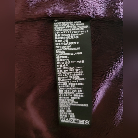 🌺Kirkland Ladies' Water Repellent/Wind Resistant Softshell Jacket Sz XS🌺 - Picture 4 of 6